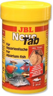JBL NovoTab 100ml Futter Futtertabletten für Zierfische Welse Panzerwelse