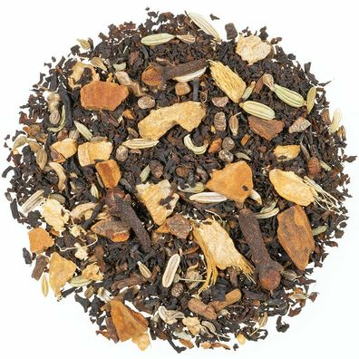 100g Chai Kräutertee mit Schwarztee-Mischung (46%) Schwarzer Tee Chaitee