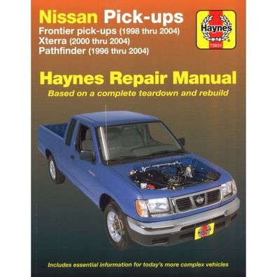 Nissan Frontier Xterra Pathfinder Pick-ups 1996-2004 Reparaturanleitung Haynes