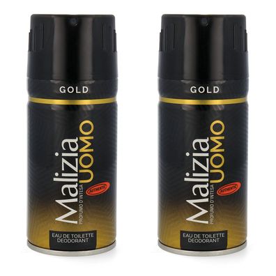 Malizia UOMO GOLD - Deodorant EdT 2x 150ml
