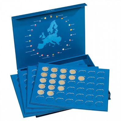 Münzkapsel Euro Münzhalter Münzen Halter Dose Münzbox Münzensammler für Euros 