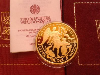 200 euro 2021 PP Gold Vatikan Raffael nur 499 Stück SELTEN 40g Gold