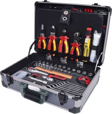 KS Tools 911.0628 1/4 + 1/2? Elektriker-Werkzeugkoffer, 128-tlg.