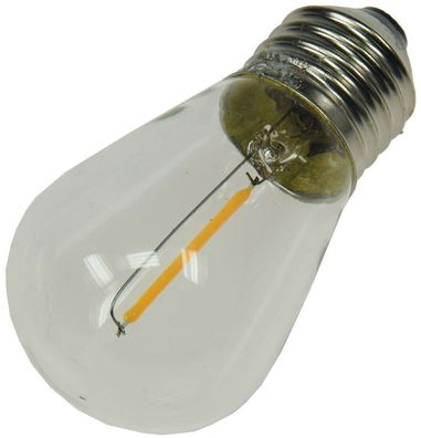 Ersatz-Lampe Filament E27 12V / 0,8W für Biergarten-Lichterkette Leuchtmitte