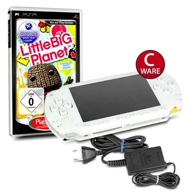 Original Sony PlayStation Portable - PSP 1004 Konsole in WEIß / WHITE #11C + origi...