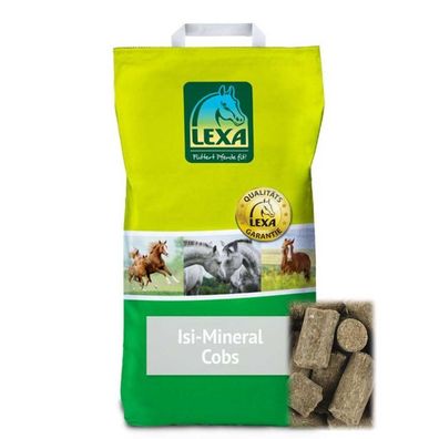 Lexa ISI Mineral-Cobs 25kg Mineralfutter für Pferde in praktischer Form