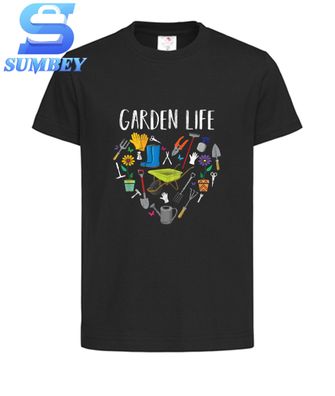 Kinder T-Shirt Unisex-Funny Distressed Garden Life Gardening