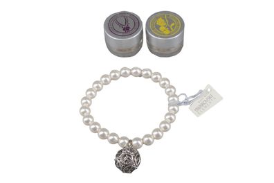 Lisa Hoffman Beauty Perlen Armband mit Nest-Charm und Duftperlen Neu