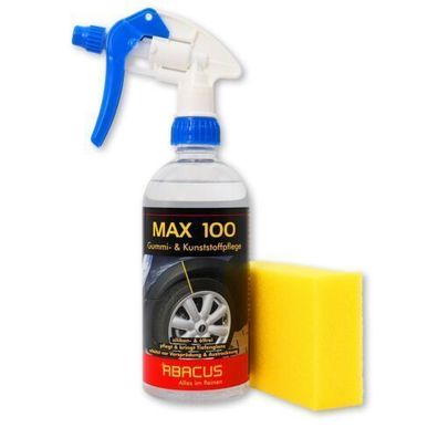 500 ml Max 100 Zubehör Set Gummipflege Kunststoffpflege