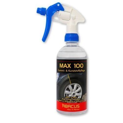 500ml MAX 100 mit Sprühkopf Gummipflege Kunststoffpflege Reifenpflege