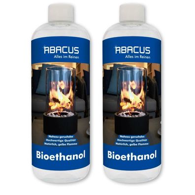 2x 1 L Bioethanol für Tischkamine - Brennstoff Anzünder Kamin