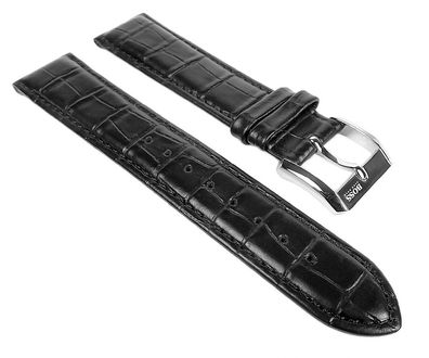 Hugo Boss Uhrenarmband Leder schwarz 20mm 1512092 1512093 1512168