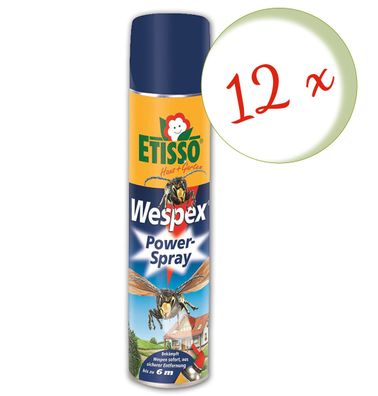 12 x FRUNOL Delicia® Etisso® Wespex Power-Spray, 600 ml