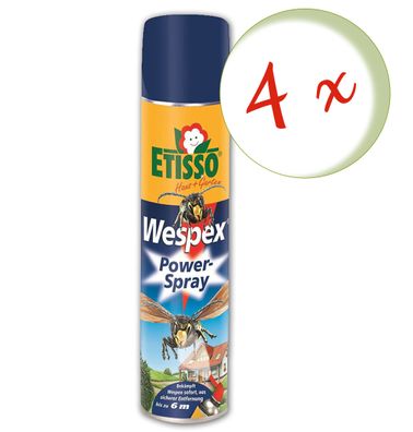 4 x FRUNOL Delicia® Etisso® Wespex Power-Spray, 600 ml