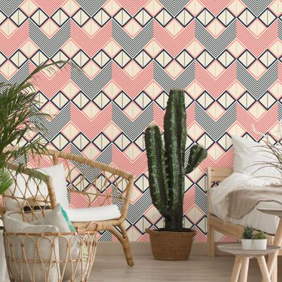 VLIES TAPETE Designtapete Geometrie Ornamente Retro XXL 3123