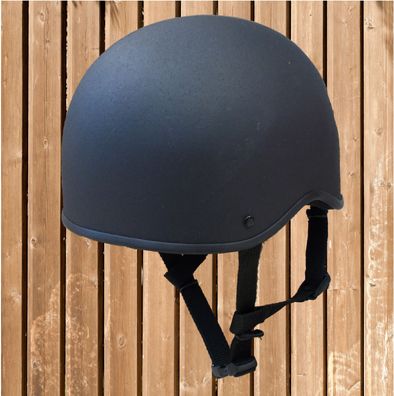 Military Sicherheitskappe, Skull Helmet, Military Reithelm, Reitkappe, schwarz
