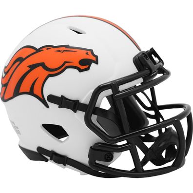 NFL Denver Broncos Lunar Eclipse Mini Helm Speed Riddell Footballhelm Football