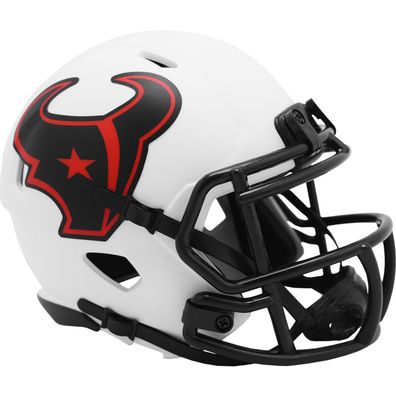 NFL Houston Texans Lunar Eclipse Mini Helm Speed Riddell Footballhelm Football