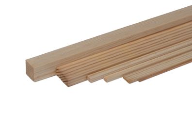 WoodMind | Kiefernleisten | Rechteckleisten Quadratleisten Kiefer Modellbauleisten