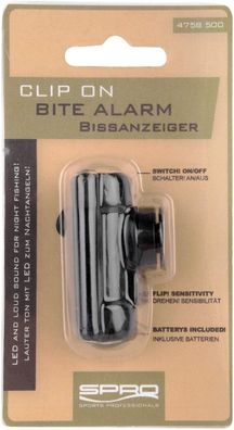 Clip On Bite Alarm inkl. Batterien Bissanzeiger