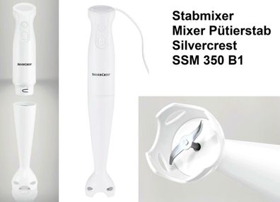Stabmixer Mixer Pürierstab Silvercrest SSM 350 B1. NEU und in der Originalverpackung