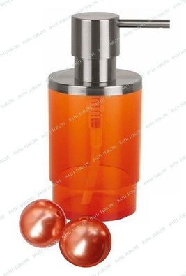 NYO Orange Seifenspender Spender Schweizer Halbtransparent