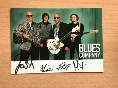 Autogrammkarte - Blues Company - ROCK & POP - orig. signiert #1481