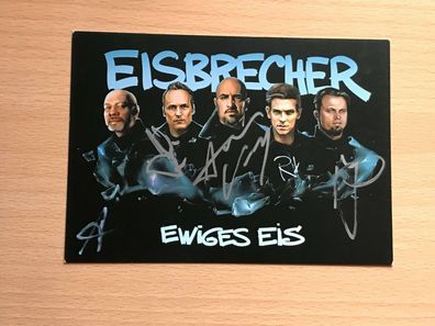 Autogrammkarte - Eisbrecher - ROCK & POP - orig. signiert #1454