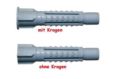 HÜFNER Universaldübel "PLUS" 6 -10 mm mit u. ohne Kragen - Mehrzweckdübel