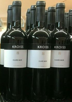 6x 0,75 Liter Kroiss Cuvee Noir trocken Rotwein