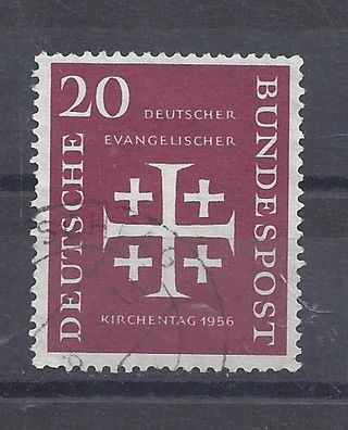 Mi. Nr. 236, BRD, Bund, Jahr 1956, Dt ev. Kirchentag 20, gestempelt