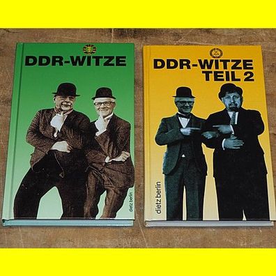2 Bücher / DDR-Witze und DDR-Witze 2 von dietz berlin - neuwertig