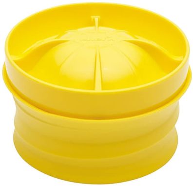 Zitronenhilfe, Kunststoff, gelb 8.6 x 8.6 x 5.1 cm