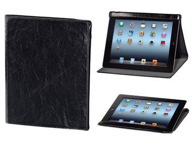 Hama LederTasche Smart Case Cover SchutzHülle Bag für Apple iPad 3 4 Gen 3G 4G
