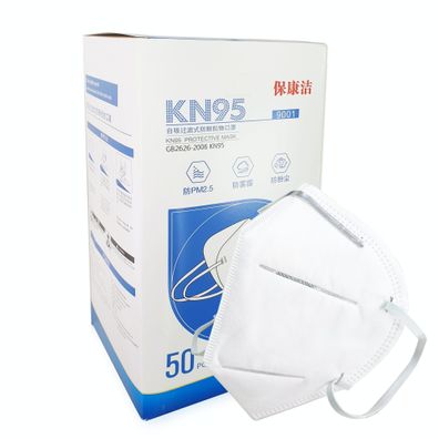 KN95 wie FFP2 - Atemschutzmaske Maske Filtermaske Mundschutz - 50 Stück