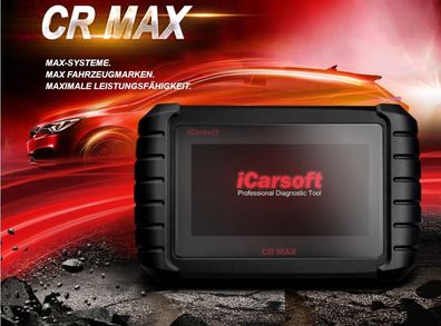 iCarsoft CR MAX 2022 Profi Multi Marken Diagnose Tester für fast alle Steuergeräte ..