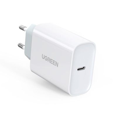 Ugreen Schnelles USB Typ C Power Delivery Ladegerät 30 W Quick Charge 4.0 Netzteil...