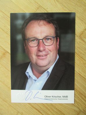 MdB Die Grünen Oliver Krischer - handsigniertes Autogramm!!!