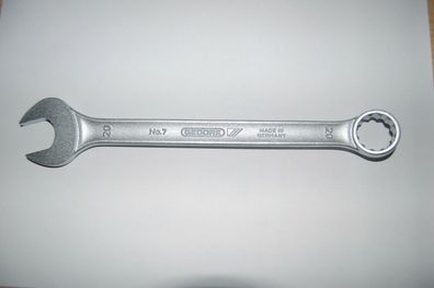 Gedore Ring-Maulschlüssel No.7, Größen 3mm bis 36mm, 15° abgewinkelt, DIN3113A
