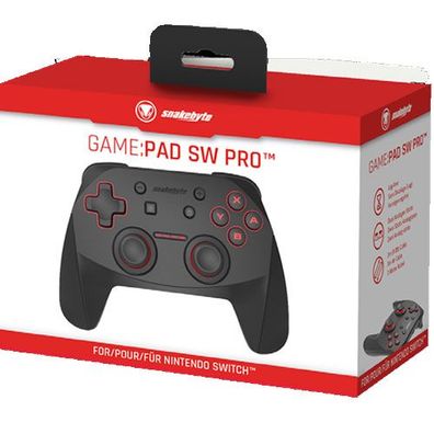 Switch Controller Bluetooth Snakebyte Game: Pad SW Pro