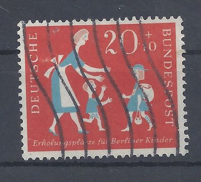 Mi. Nr. 251, BRD, Bund, Jahr 1957, Erholungsplätze 20 + 10, gestempelt