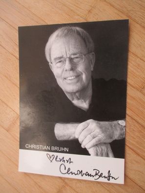 Komponist Christian Bruhn - handsigniertes Autogramm!!!