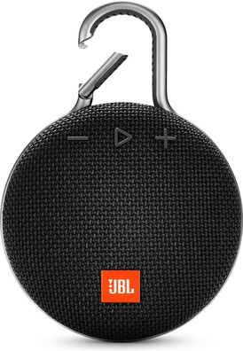 JBL tragbarer Lautsprecher Bluetooth Speaker Clip 3, schwarz