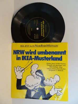 7" WerbeSingle Schallfolie NRW wird umbenannt in Ikea-Musterland Elchtett Scherpe K