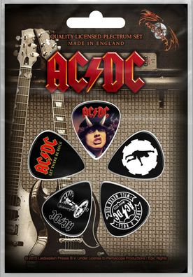 AC/ DC Highway to Hell/ For Those Let There Plektrum Pack Offiziell lizensiert