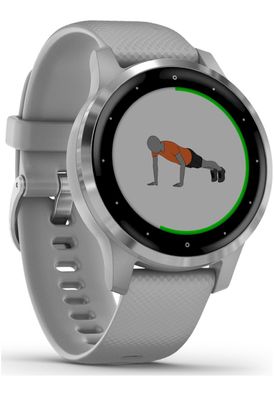 Garmin Smartwatch vivoactive 4S Grau-Silber 010-02172-02