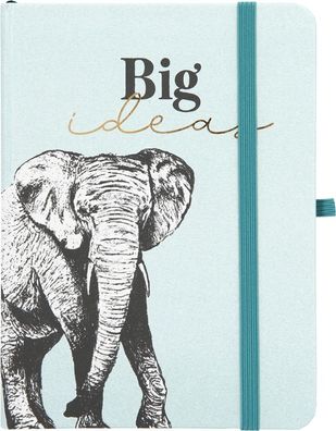 Depesche 11629 042 Notizbuch liniert Big ideas Elefant Große Ideen