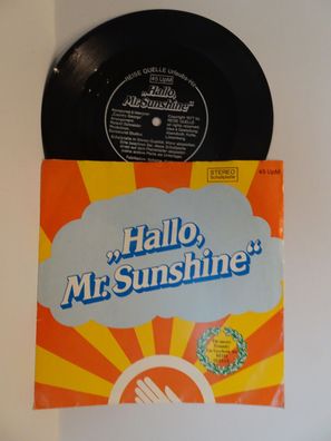 7" WerbeSingle Flex Reise Quelle Urlaubs Hit Hallo Mr Sunshine 1977