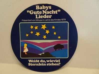 7" WerbeSingle Flex Milupa Jahr des Kindes 1979 Babys Gute Nacht Lieder Miller GmbH