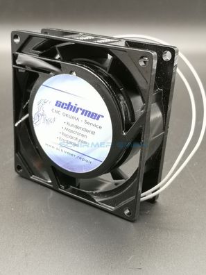 Axiallüfter, Kugellager, 220-240V,80x80x25mm